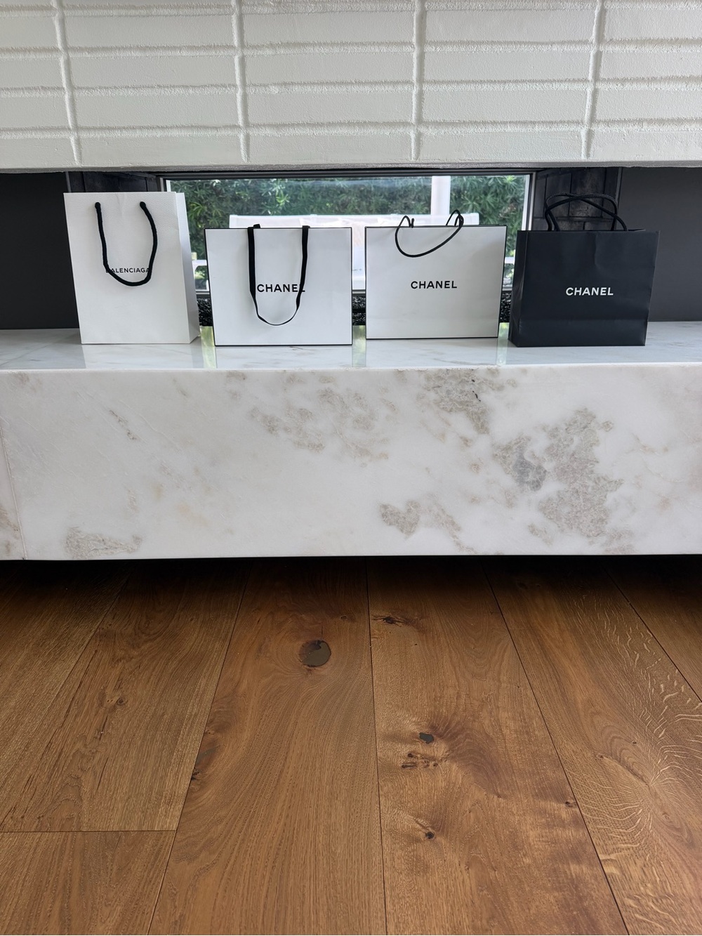 Channel & Balenciaga Shopping Bags - set